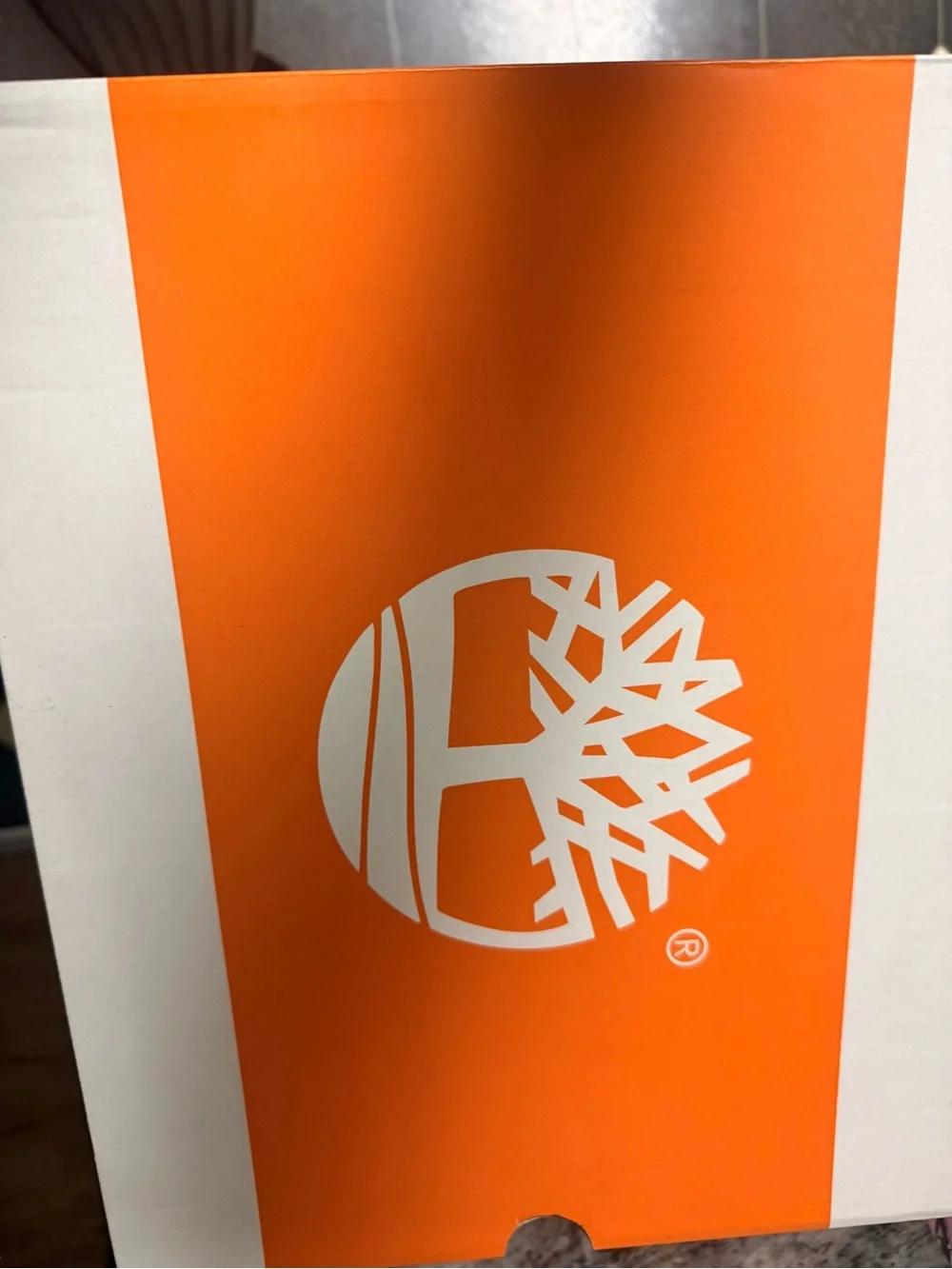 Timberland Orange Box with White Logo